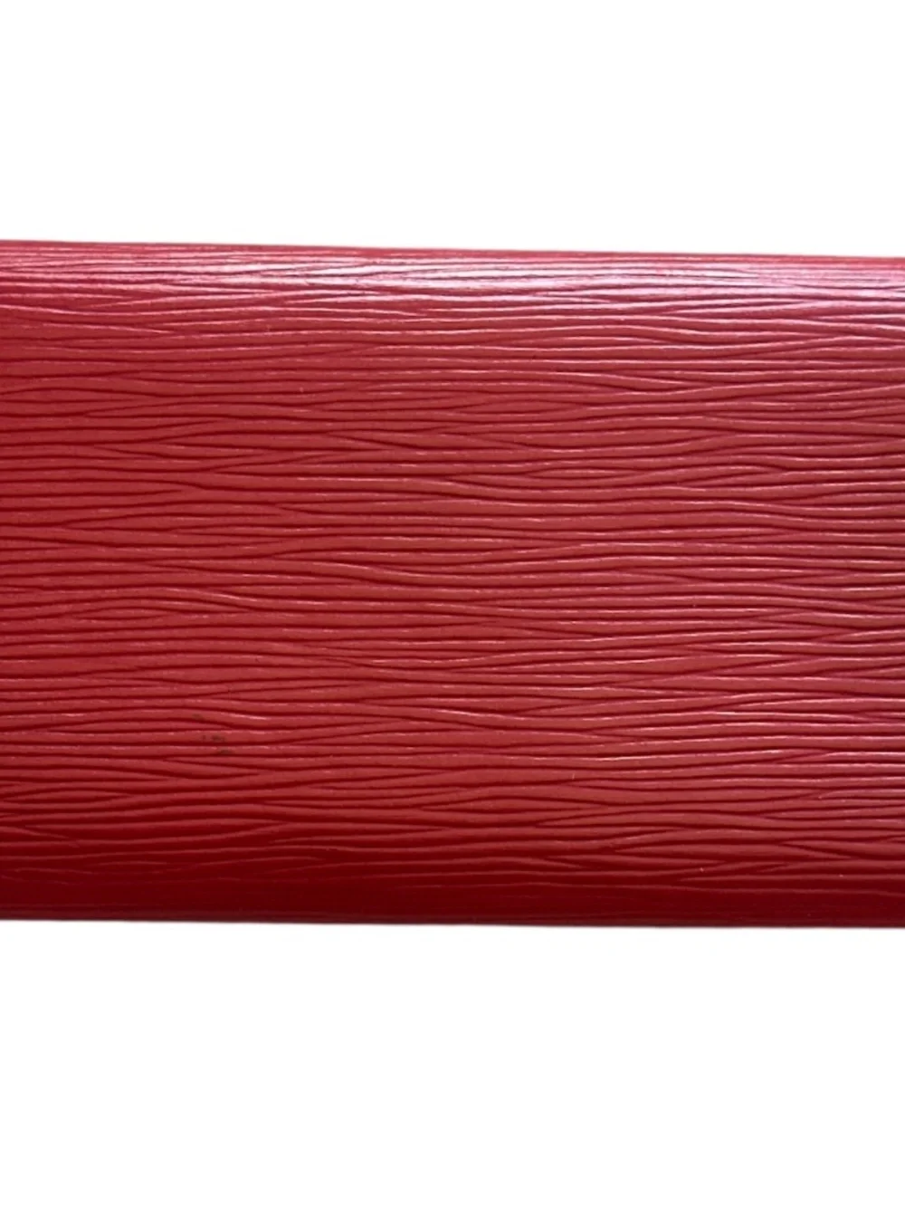 Authentic Vintage Louis Vuitton Red Epi Leather Sarah Long Wallet-Use